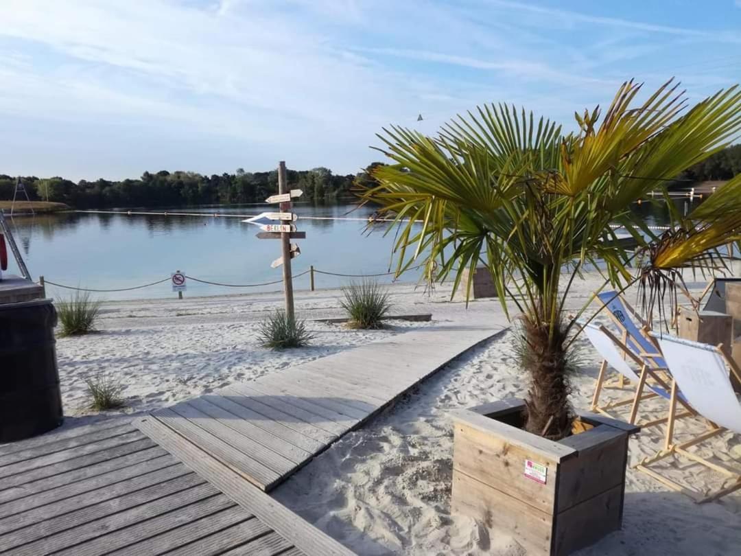 Neu! Ferienhaus Sonnenschein Am Badesee Aurich Exterior foto